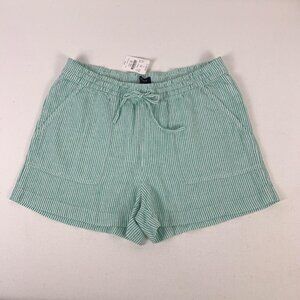 J.Crew Summer Striped Green Shorts - Size S/M for Effortless Style